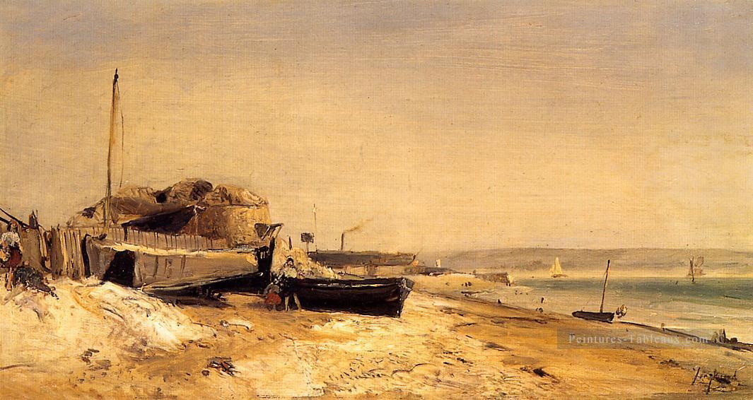 Sainte Adresse2 navire paysage marin Johan Barthold Jongkind Peintures à l'huile